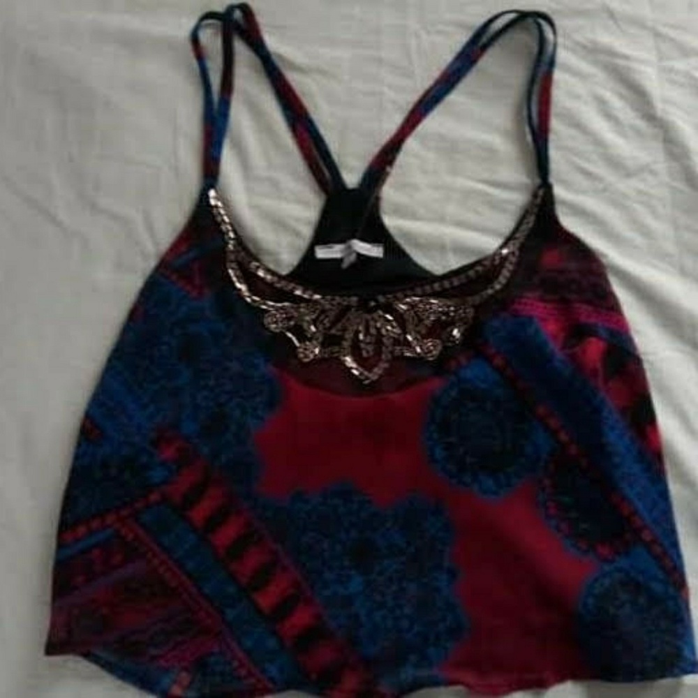 Beautiful beaded crop top 🍁